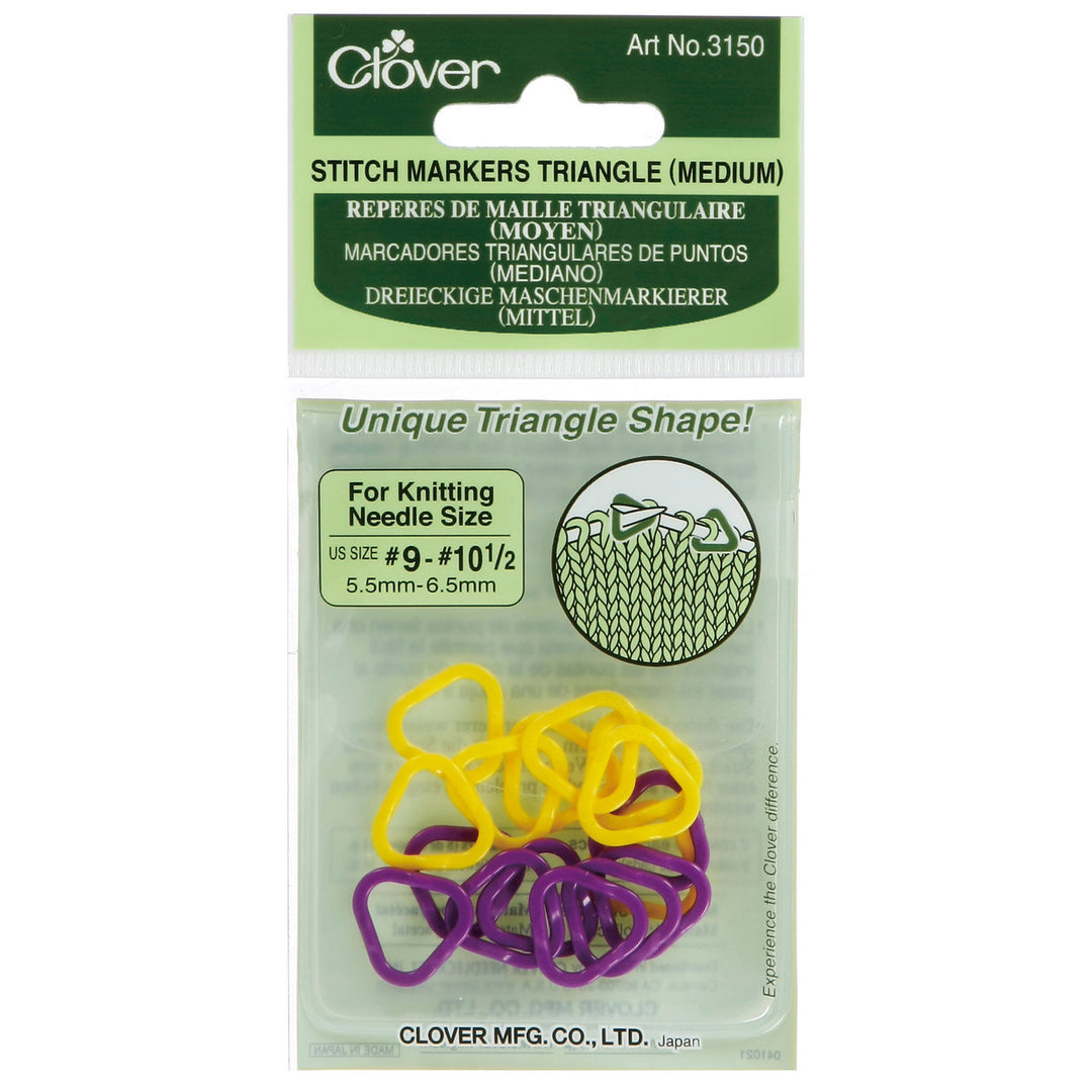 Clover Stitch Markers Triangle