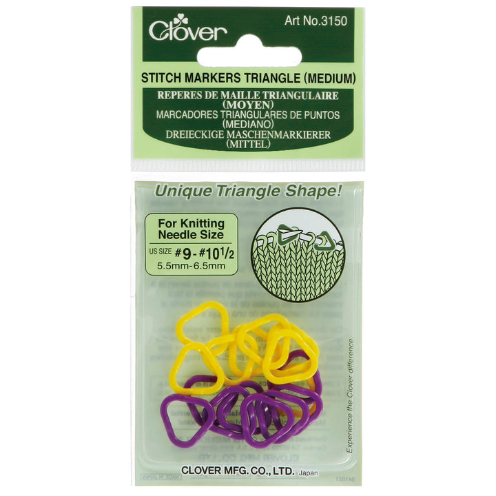 Clover Stitch Markers Triangle