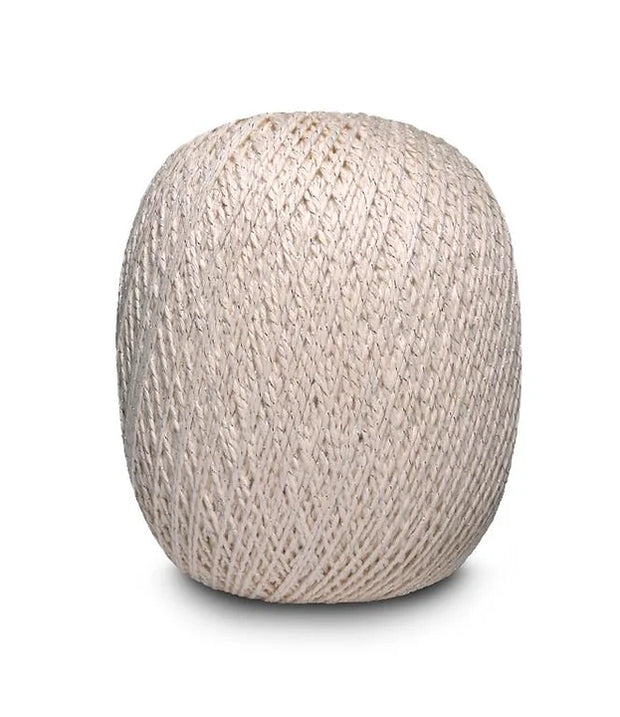 Natural Cotton Sparkle 700g Yarn Ball - 4/4 Silver - by Circulo