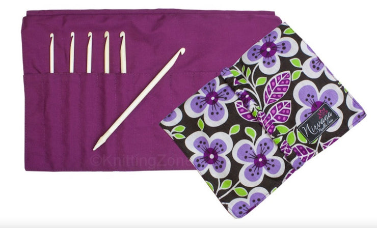 Nirvana Bone Crochet Hook Gift Set with 7" Needle and Hook Case