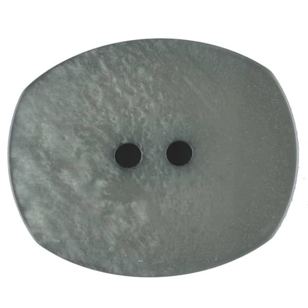 Polyester Button, Oval, 2 holes - Size: 23mm