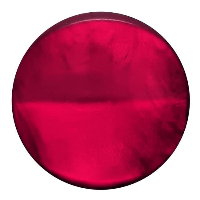 Polyester Pearl Imitation mat Button with shank - Size: 20mm