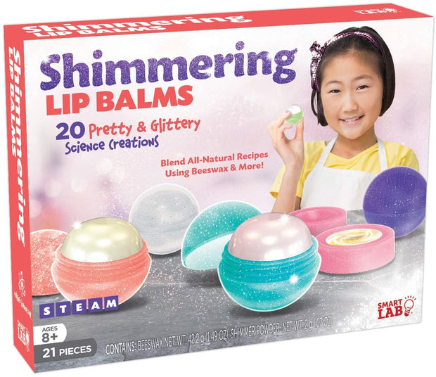 Shimmering Lip Balms: 20 Pretty & Glittery Science Creations