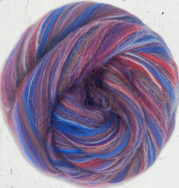 Merino Wool Blend Roving by the Ounce - Gemini