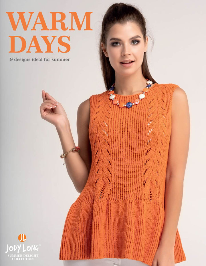 Warm Days Knitting Pattern Book by Jody Long for Summer Delight (Softcover)