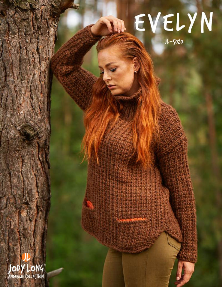 Evelyn Sweater Pattern by Jody Long