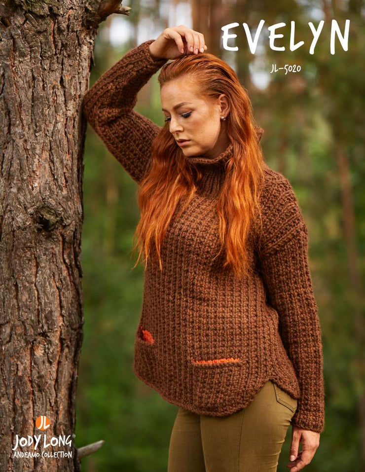 Evelyn Sweater Pattern by Jody Long