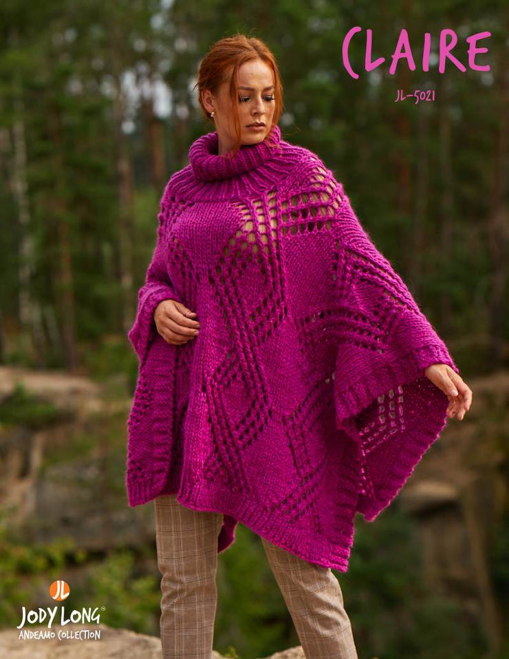 Claire Poncho Pattern by Jody Long