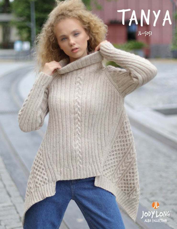 Tanya Sweater Pattern by Jody Long