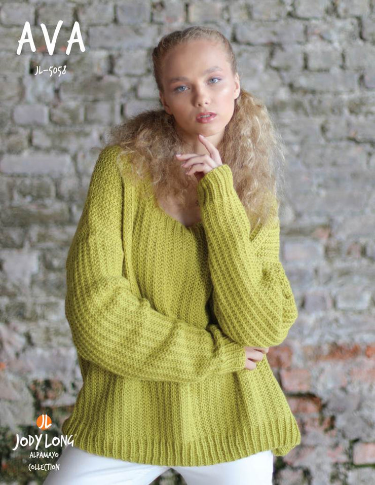 Ava Sweater Pattern by Jody Long