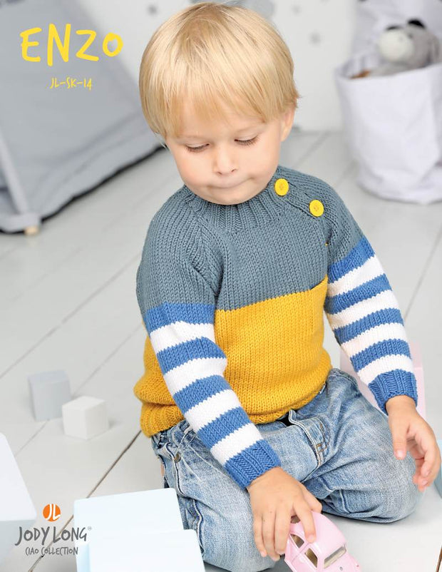 Enzo Sweater Pattern by Jody Long