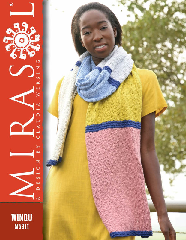 Cayetana Stole Knitting Pattern for Winqu by Mirasol