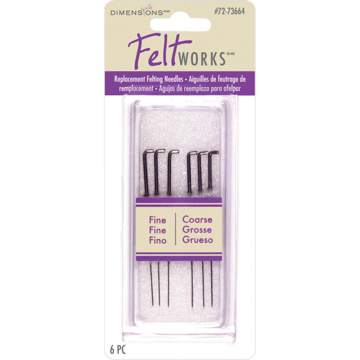 Feltworks Replacement Felting Needles 6 Pack