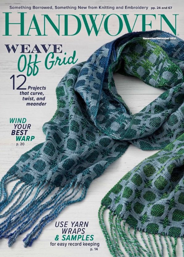 Handwoven Magazine November/December 2021, Volume XLII, Number 5