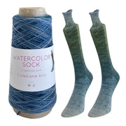 Watercolor Sock Yarn by Laines du Nord