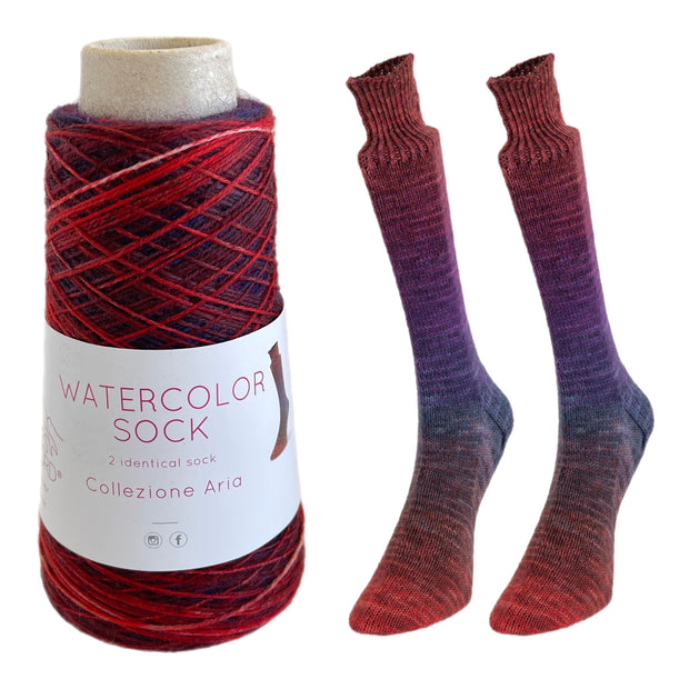 Watercolor Sock Yarn by Laines du Nord