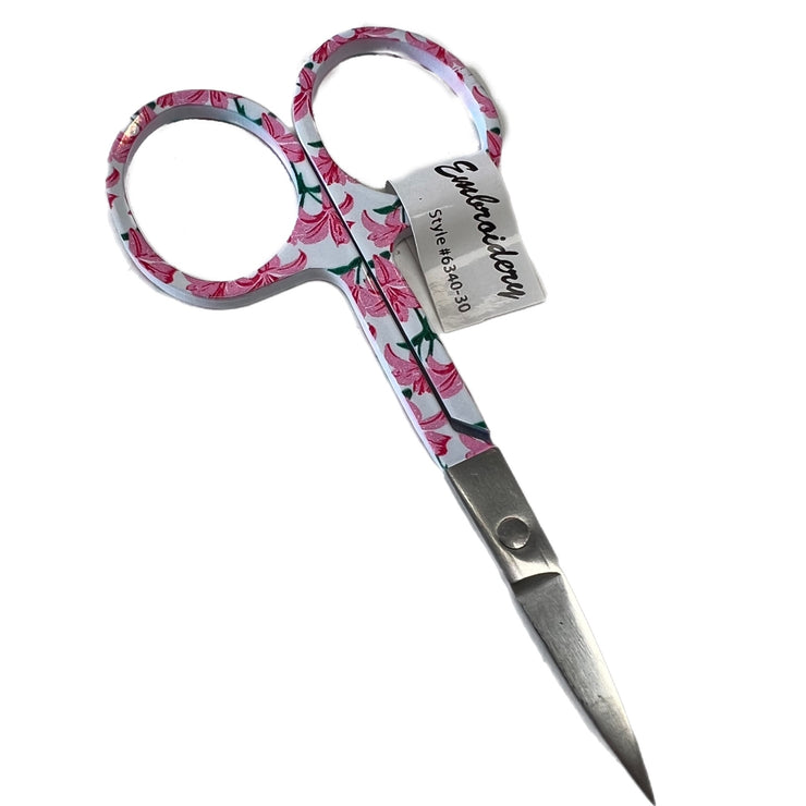 Patterned Handle Embroidery Scissors