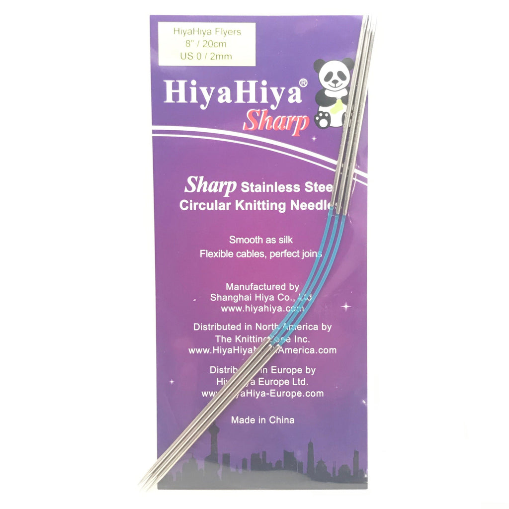 Hiya Hiya Sharp Interchangeable Needle Set- 5 inch Tips: Small Sizes