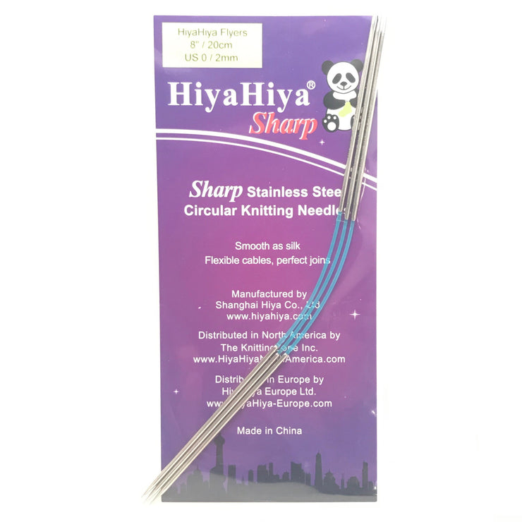 HiyaHiya Flyers: 8" Sharp Flexible Needles Set of 3