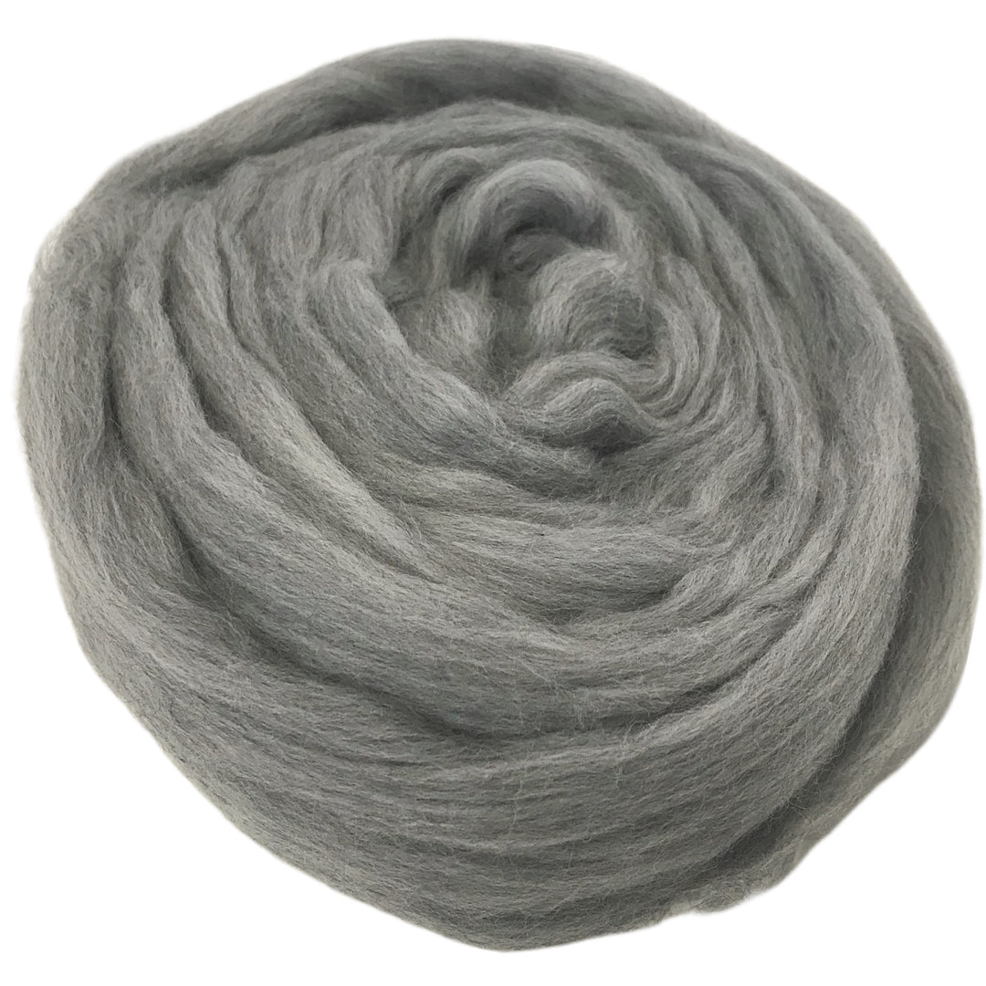 Natural Gray Merino Top Roving 23 Microns