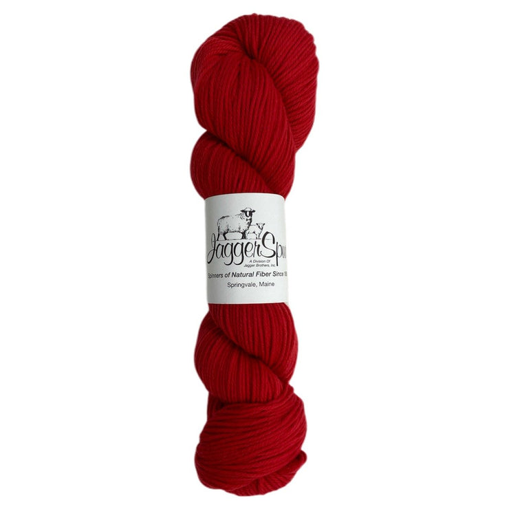 Super Lamb 4/8 Worsted Weight 100g Hanks Garnet