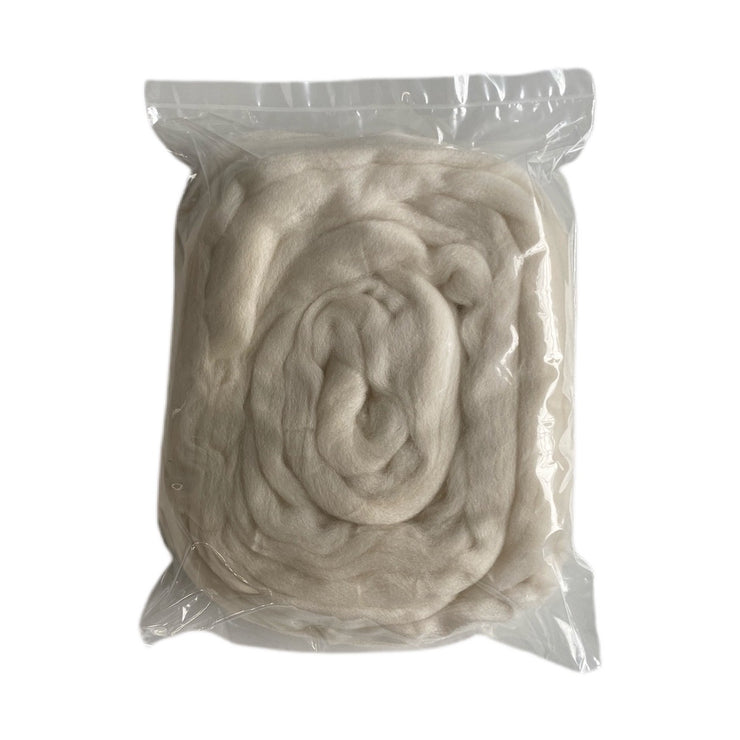 Rambouillet Top Natural Wool Roving