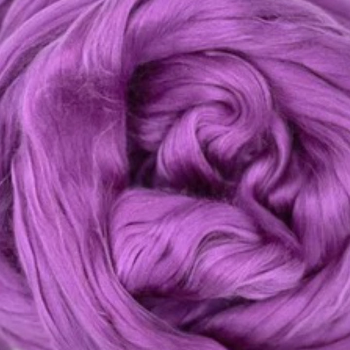 Mulberry Silk Top Roving Grade A by the Ounce