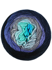 Cumulus Rainbow Yarn from Juniper Moon Farm Pacific Sky 204