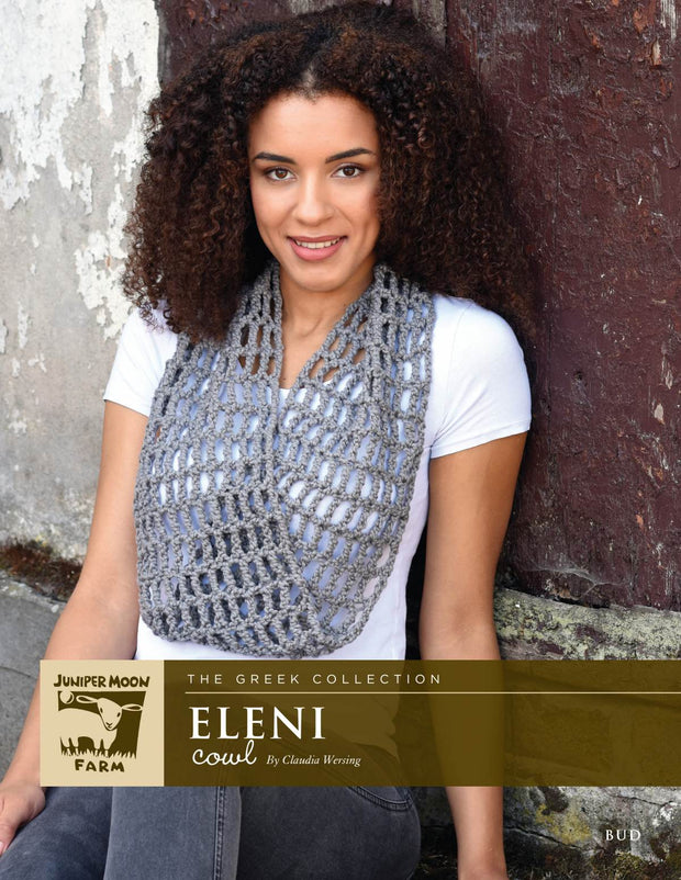 The Eleni Cowl Crochet Kit @iconfiberarts - Needlecraft Pattern Kit