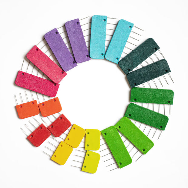 Rainbow Knit Blockers - Pin Blocking Kit by Knitter's Pride Colors Included