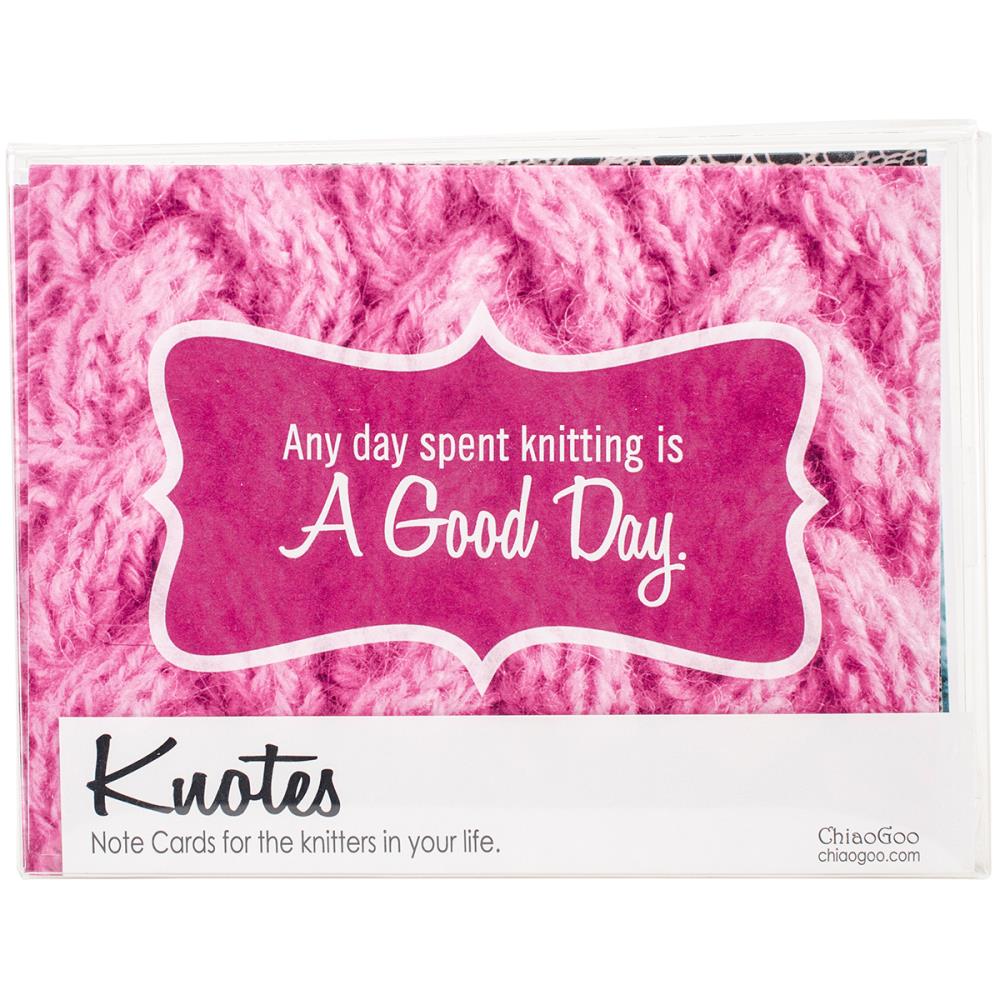 Knotes - Knitting Note Card Set of 8 ChiaGoo