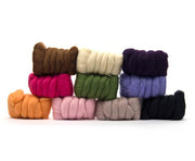 Merino Wool Roving 250g Mix Pack Solid Colors