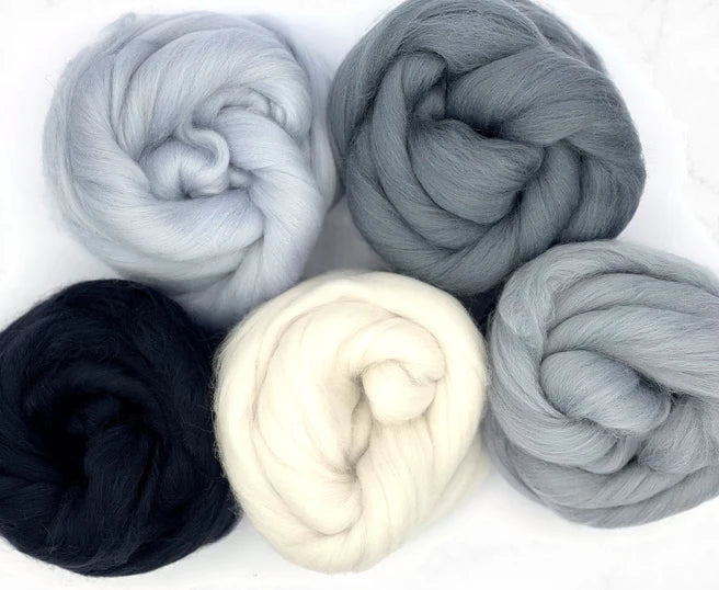 100 gram Ochre Wool Roving | 100% European Eco Merino Wool Roving