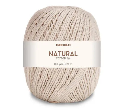 Natural Cotton 700g Yarn Ball - 4/6 - by Circulo