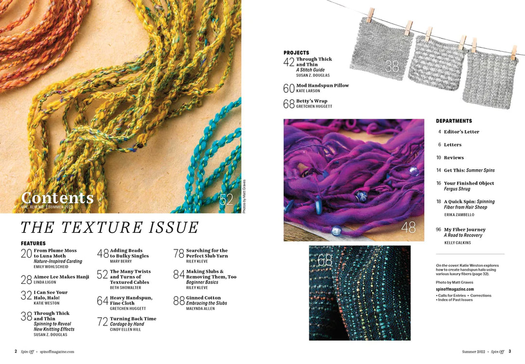 Spin Off Summer 2022 Magazine, Volume XLVI, Number 2
