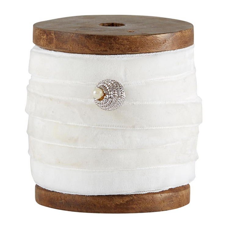 Velvet Ribbon with Push Pin