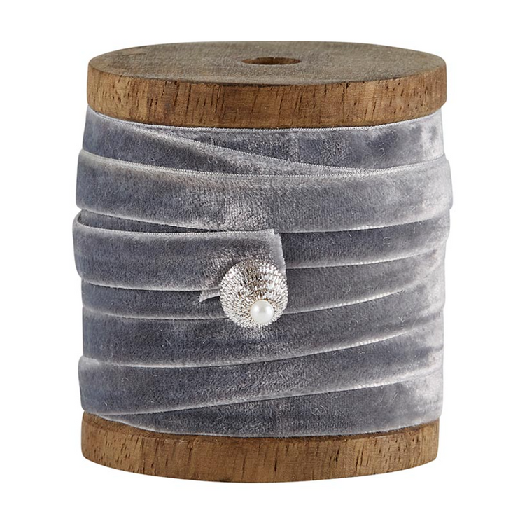 Velvet Ribbon with Push Pin