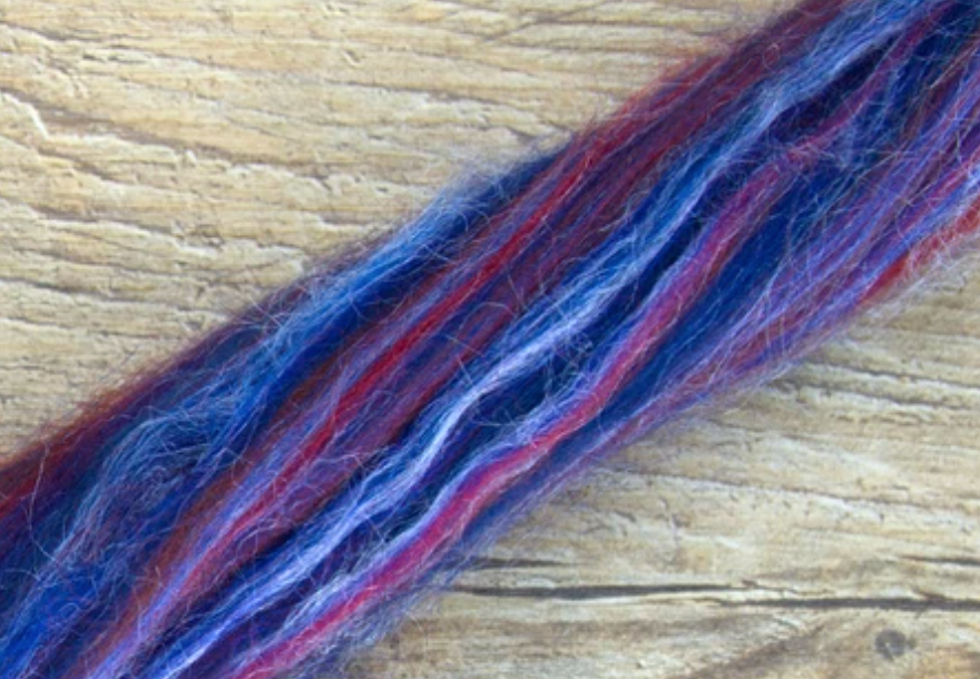 Merino Wool Blend Roving by the Ounce - Gemini