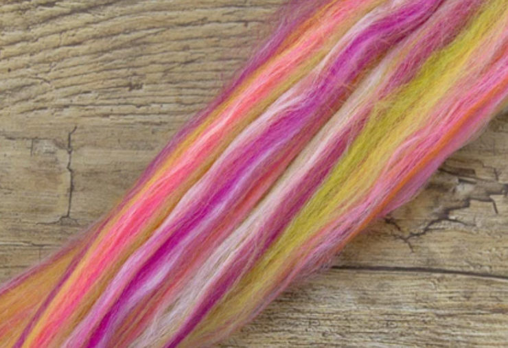 Merino Wool Blend Roving by the Ounce - Libra