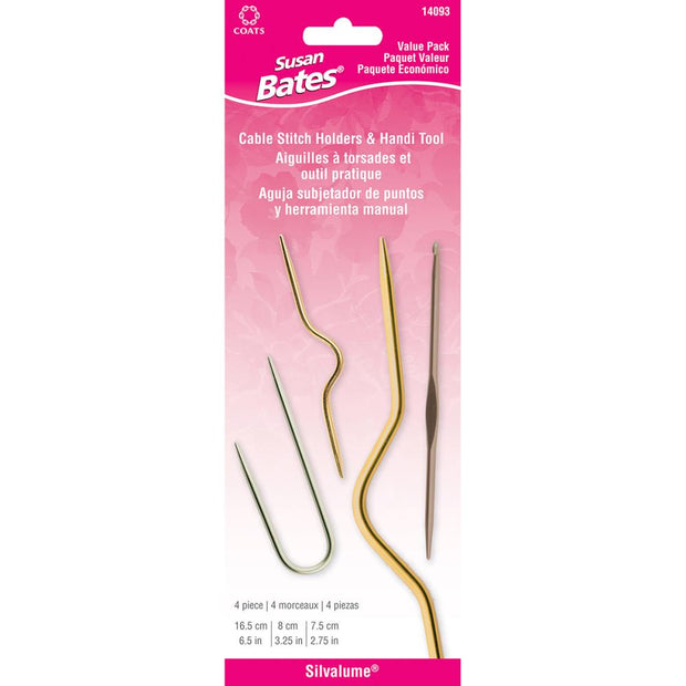 Susan Bates Cable Stitch Holders & Handi Tool