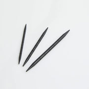 Ebony Cable Needles (set of 3)