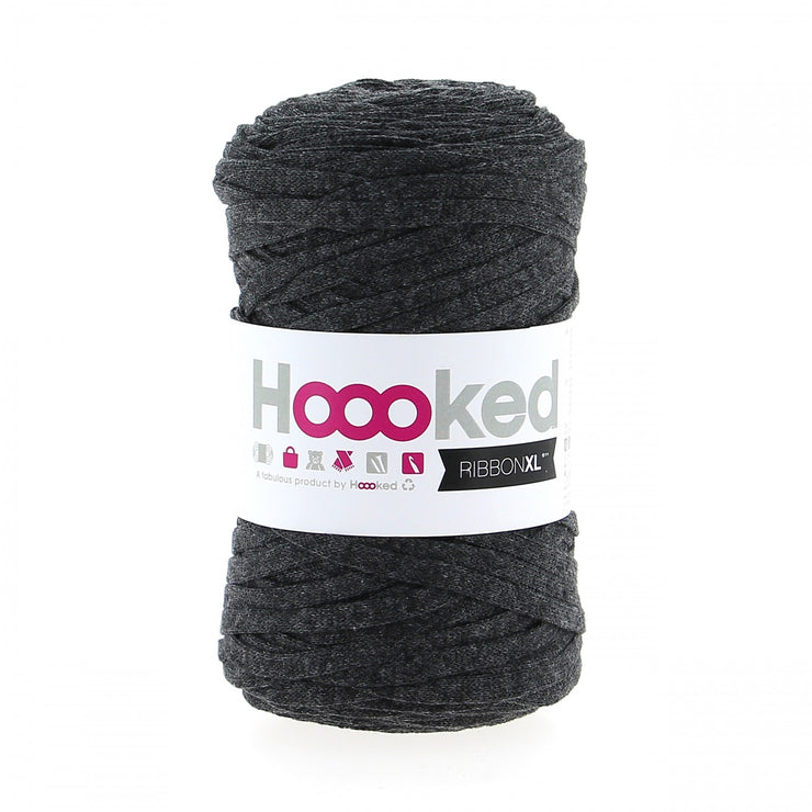 Hoooked Ribbon XL Yarn Charcoal