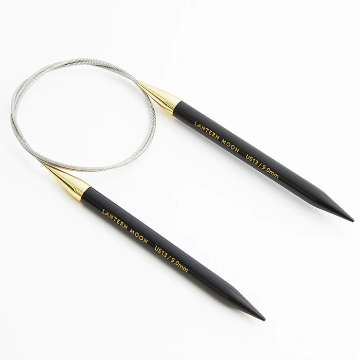 Destiny- 16" Ebony Fixed Circular Needles