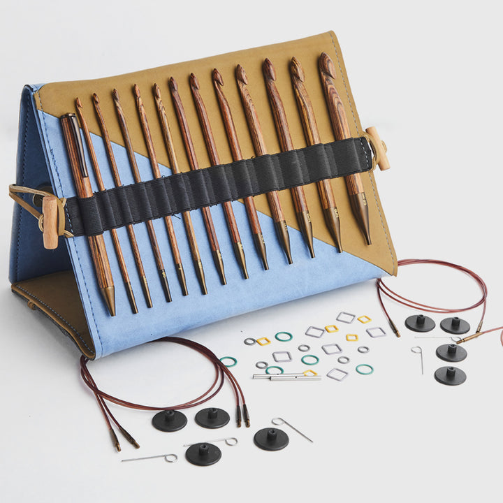 Ginger Interchangeable Tunisian Crochet Hook Set by Knitter&