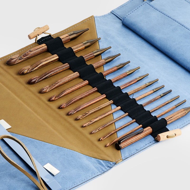 Ginger Interchangeable Tunisian Crochet Hook Set by Knitter&