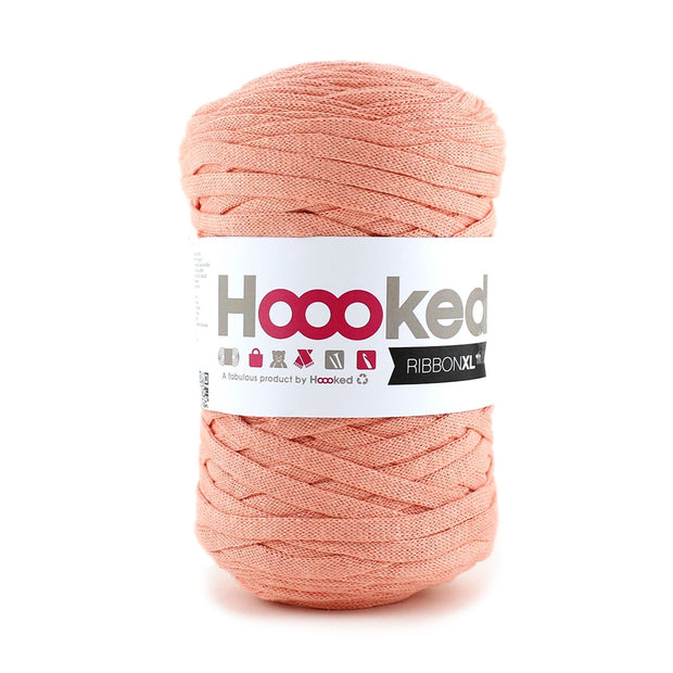 Hoooked Ribbon XL Yarn Iced Apricot
