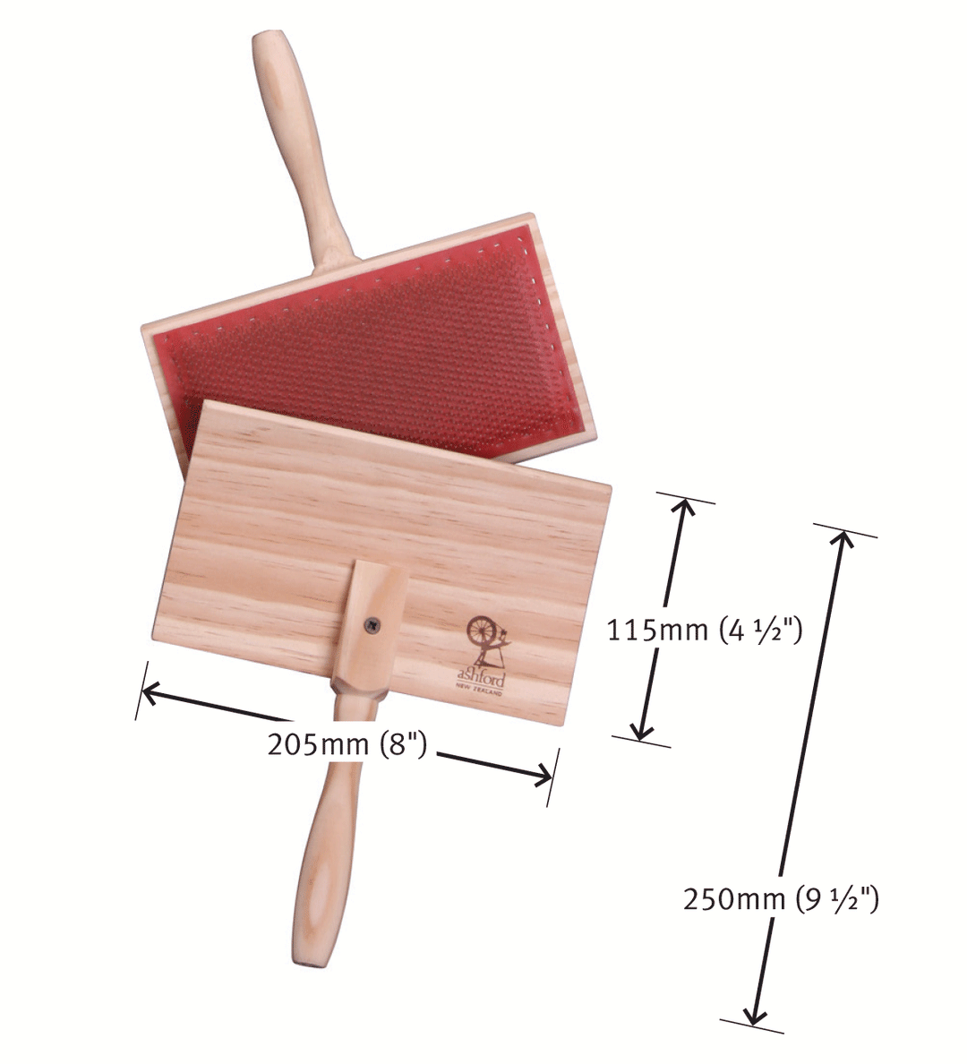 Ashford Classic Hand Carders Fine 108 PPSI 220 x 125mm