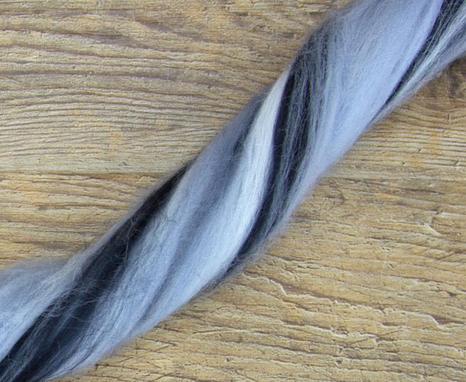 Merino Wool Blend Roving by the Ounce - Tempest
