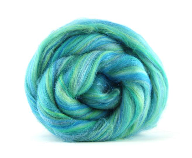 Merino Wool Sparkle Blend Roving by the Ounce - It Calls Me