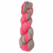 Jane: Superwash Wool & Nylon Yarn Flamingo Colorway